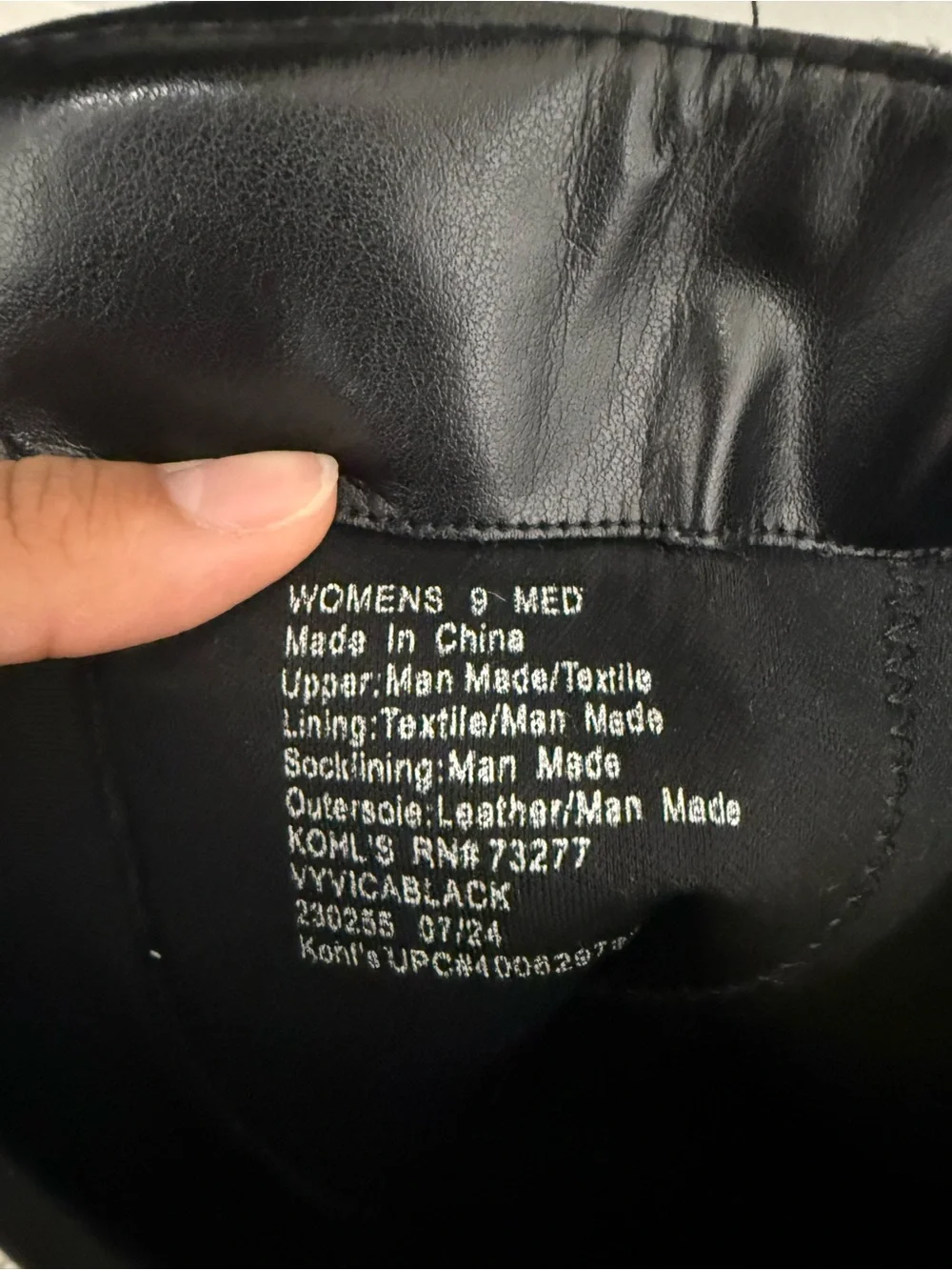Kohl's Black Stretch Over-The-Knee Boots